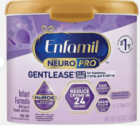 Enfamil NeuroPro Gentlease Infant Formula 20.7 oz Tub